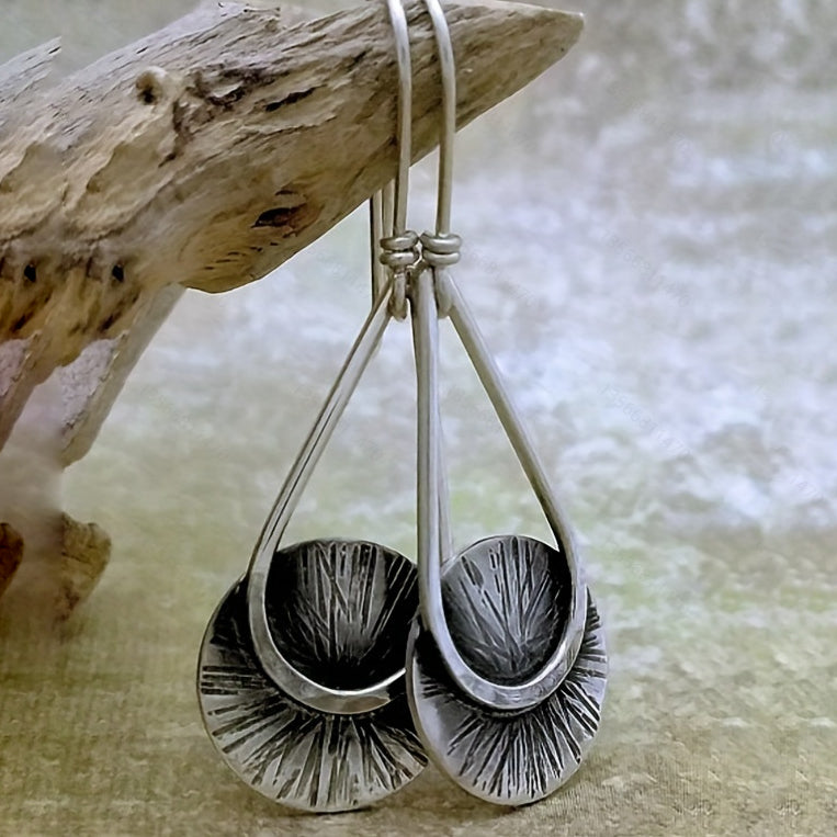 Retro Round Women's Earrings