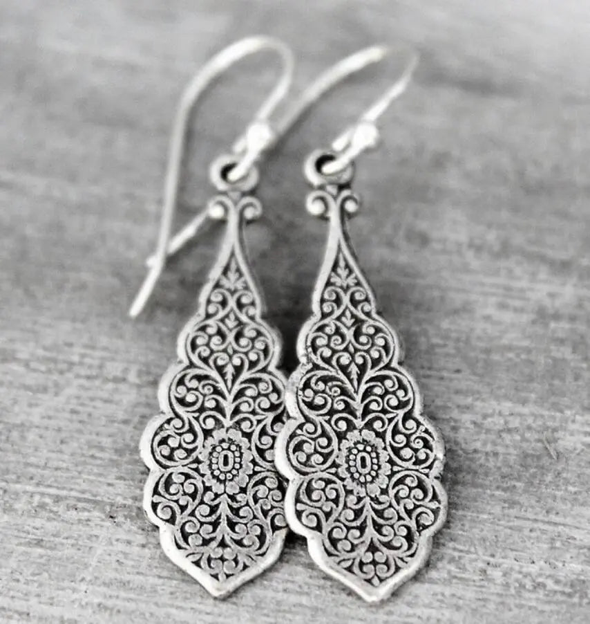 Vintage Boutique Pattern Earrings