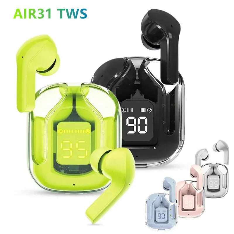 True Wireless Bluetooth Headset Transparent