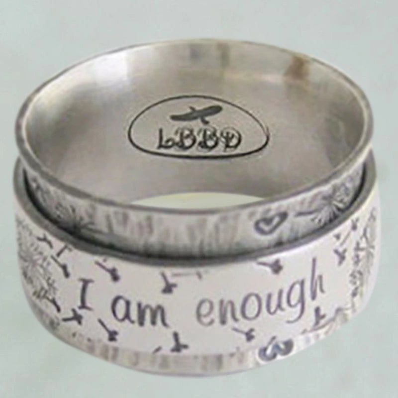 I am enough Vintage Rings