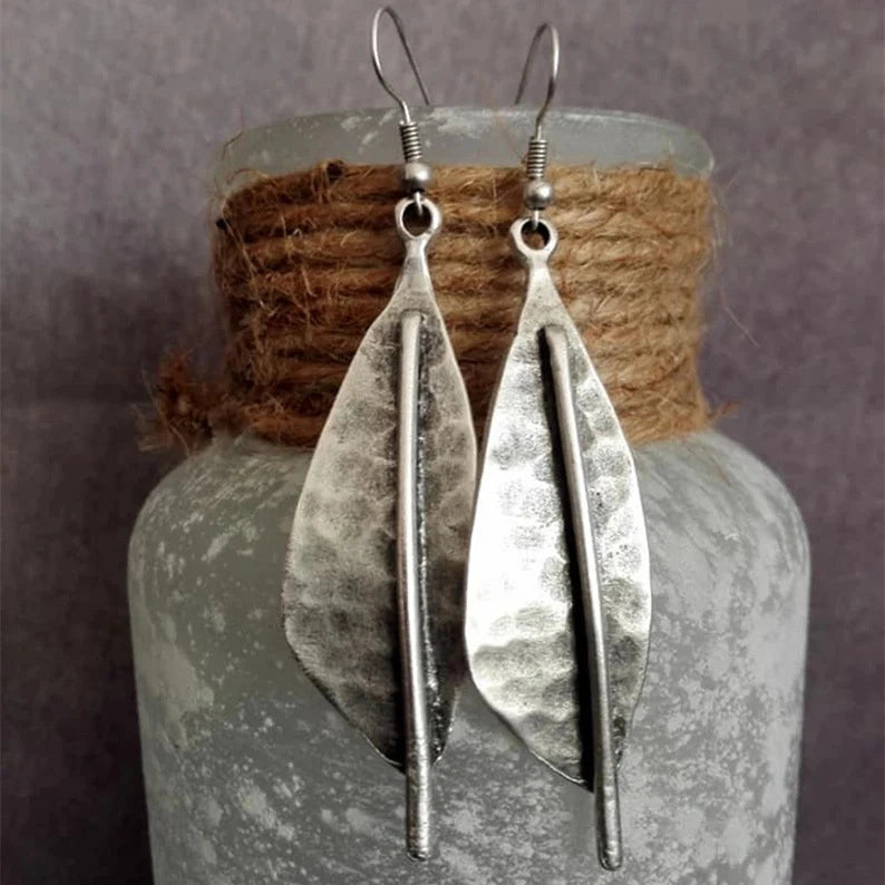 Vintage Bohemian Leaf Shape Earrings