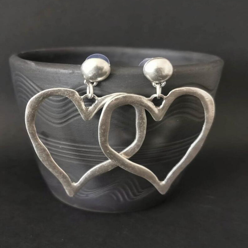 Creative Vintage Heart Shaped Earrings