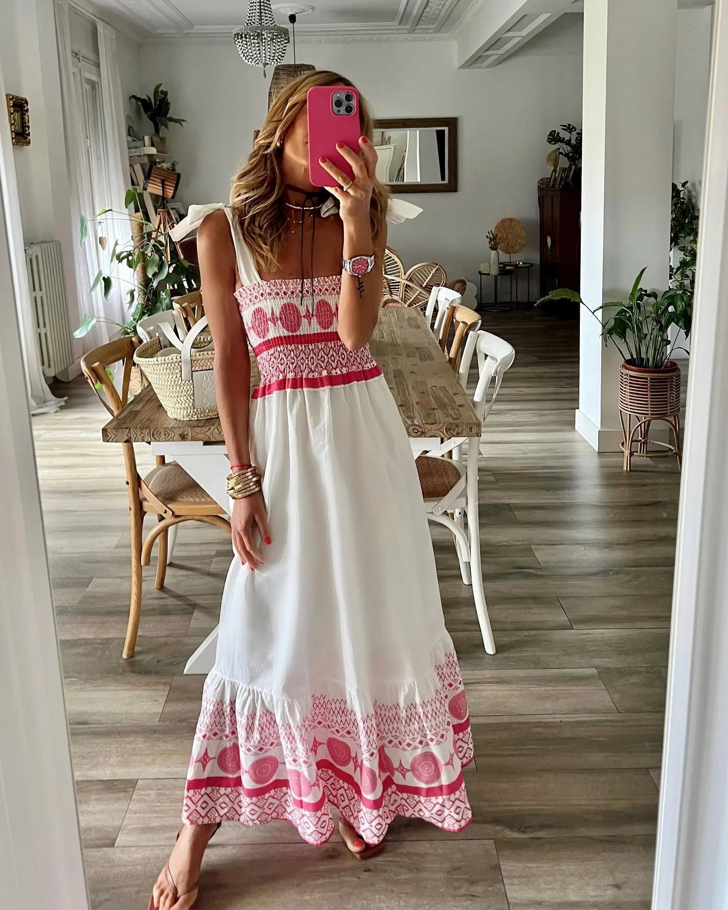 Bohemian Strappy Dress