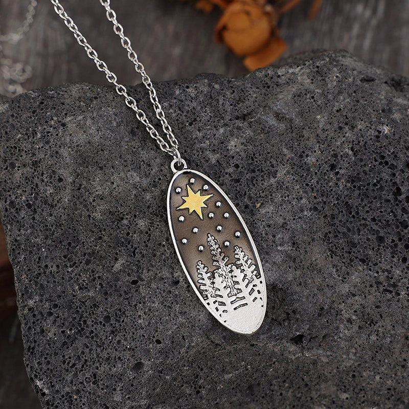 Vintage Oval Necklace