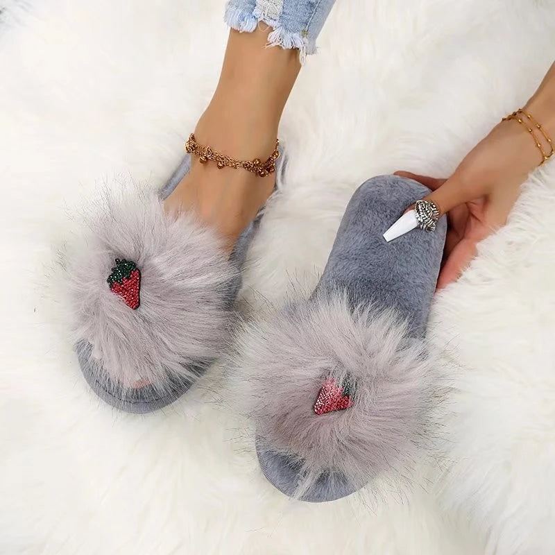 Strawberry Fashion Casual Slippers