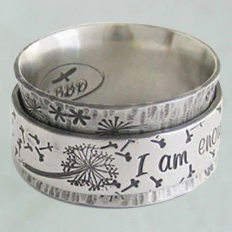 I am enough Vintage Rings