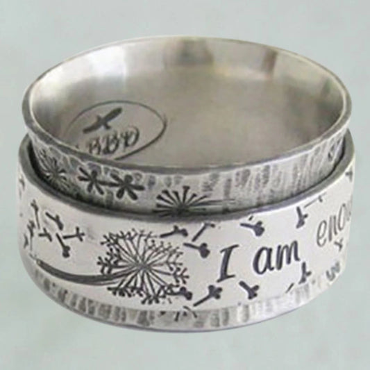 I am enough Vintage Rings