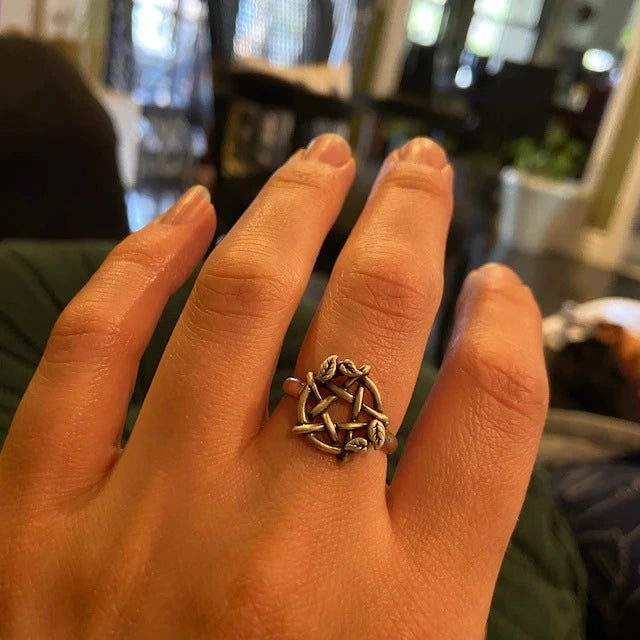 Pentagram Vine Ring