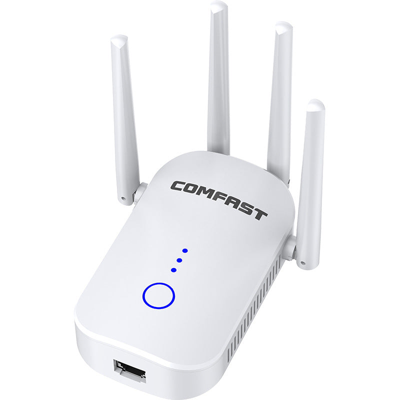 Wireless WiFi Range Extender 1200Mbps Dual Band Repeater WiFi Booster with 4 Ethernet Antennas