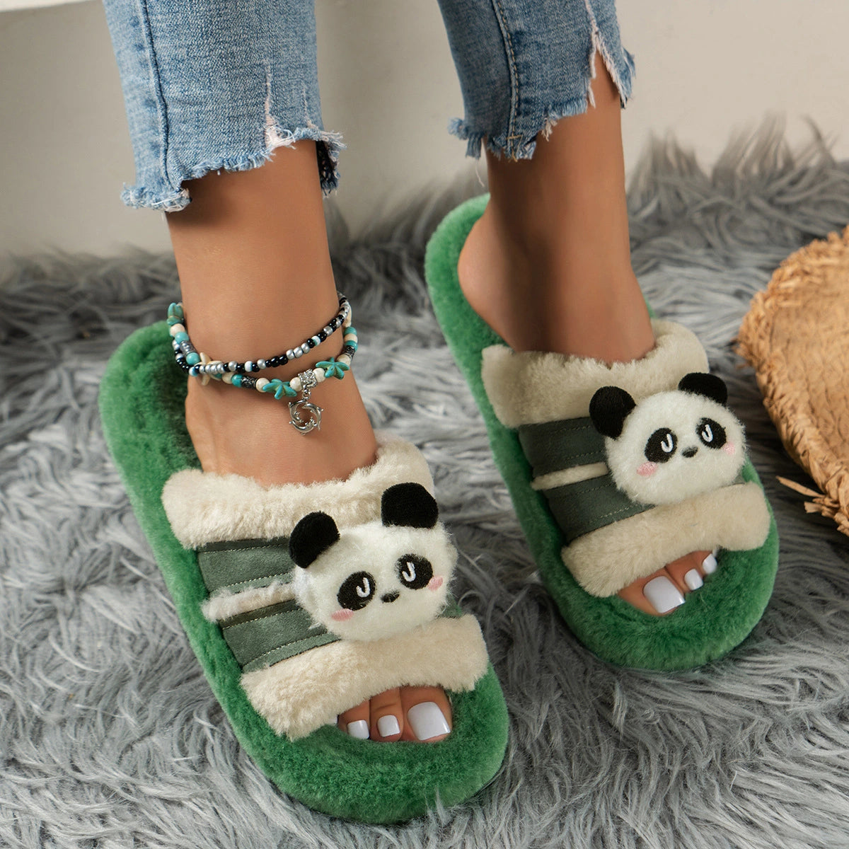 Panda Cute Cotton Slippers