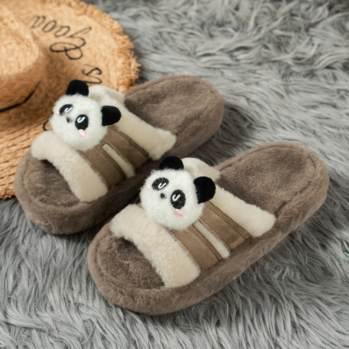 Panda Cute Cotton Slippers
