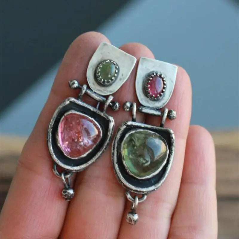 Vintage Geometric Earrings