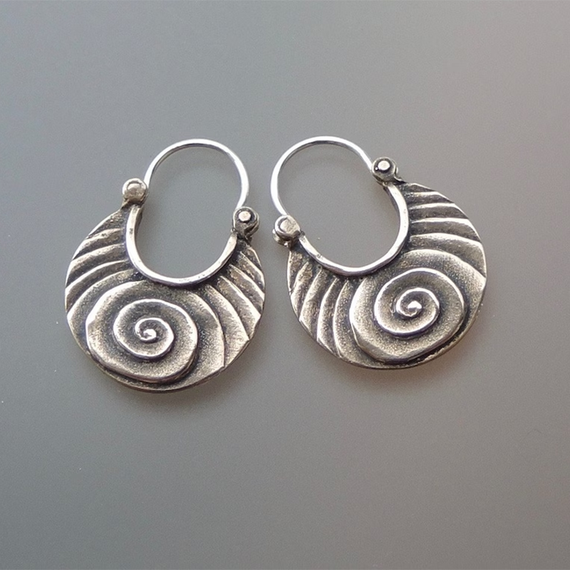 Gypsy Small Scroll Earrings