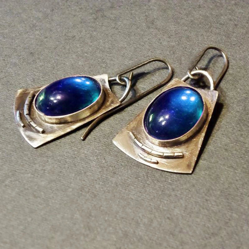 Delicate  Oval Moonstone Earrings