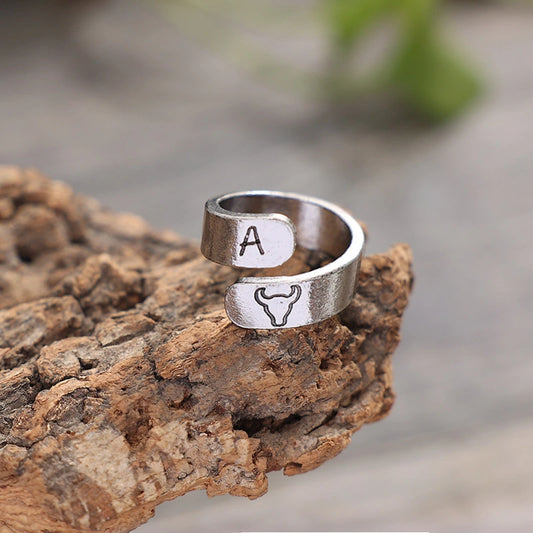 Distressed Vintage Split Ring