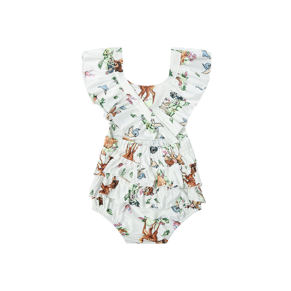 Mameluco con Estampado Floral para Bebés de 0 a 18 meses para Verano