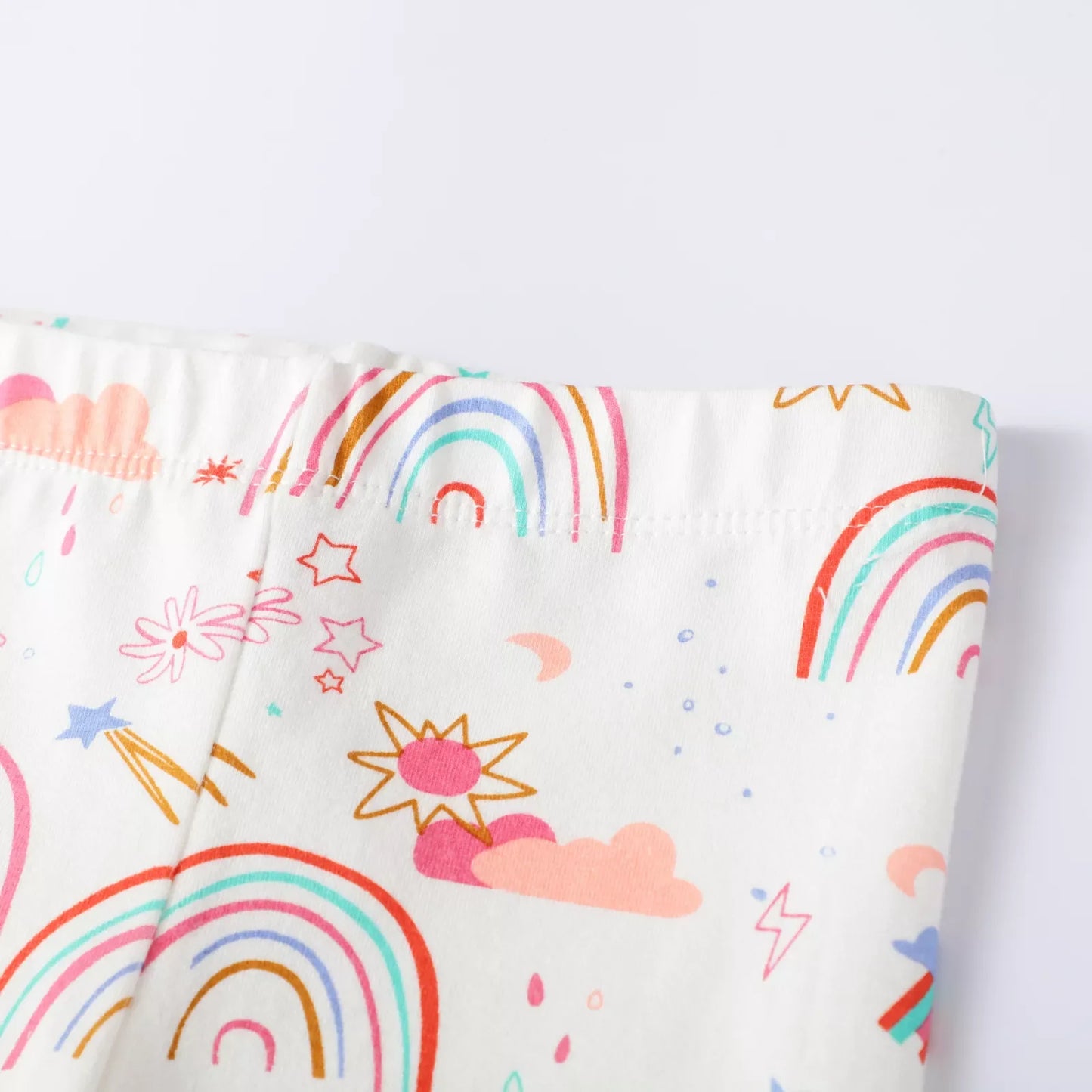 Leggings De Otoño Para Niñas Con Estampado De Arcoíris