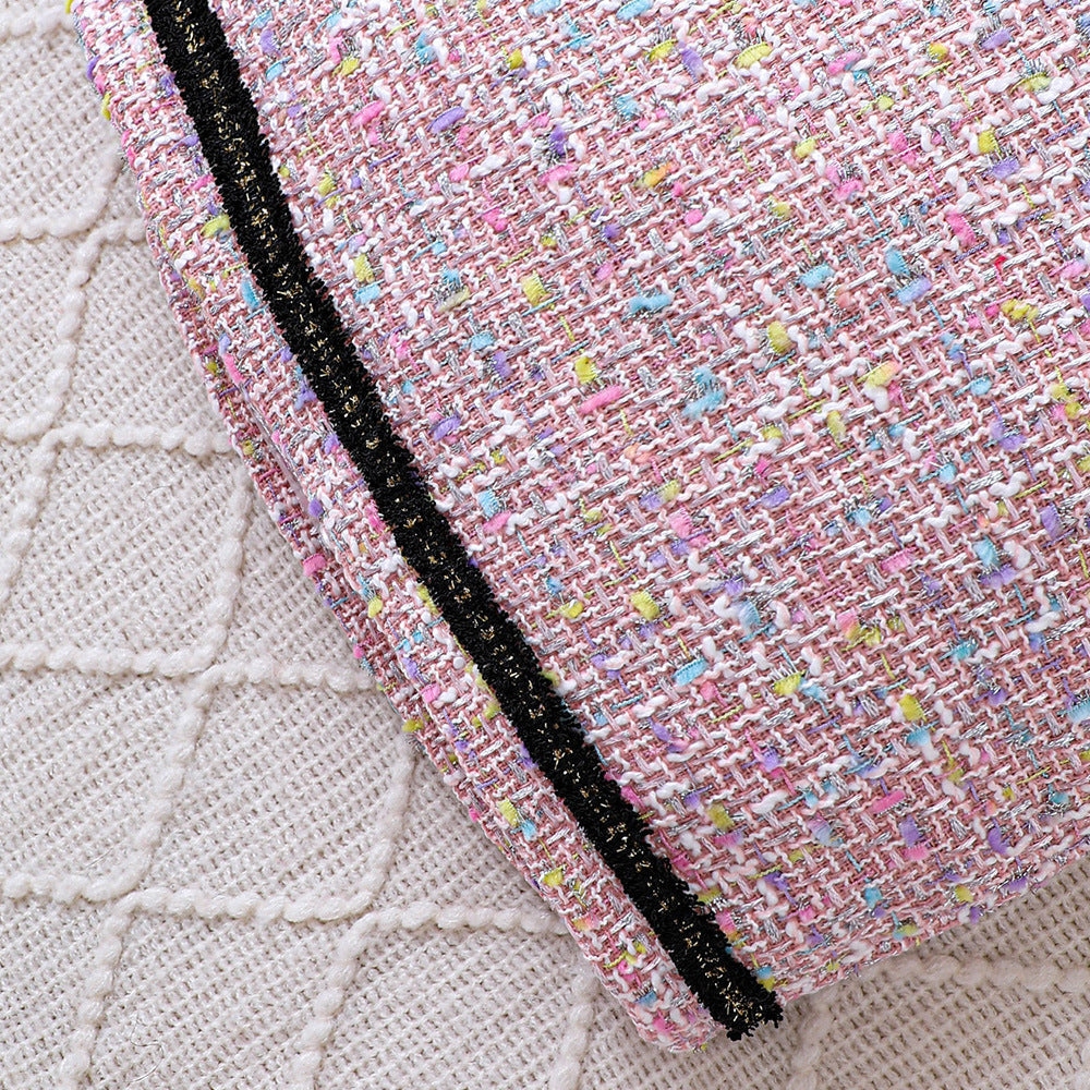 Invierno Niñas Bowknot Falda Corta Conjunto