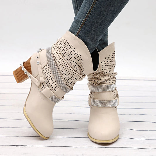 Women's Casual Round Toe Boots