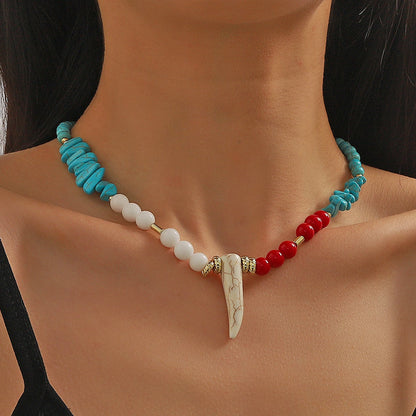 Bohemian Turquoise Necklace