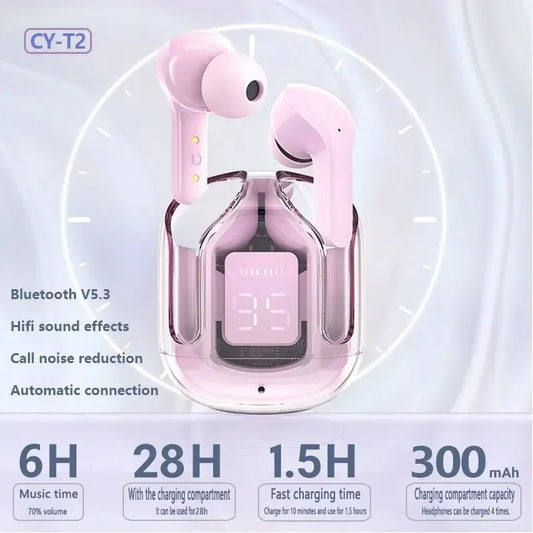 True Wireless Bluetooth Headset Transparent