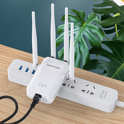 Wireless WiFi Repeater Router WiFi Extender Signal Amplifier Repetidor with 4 External Antenna