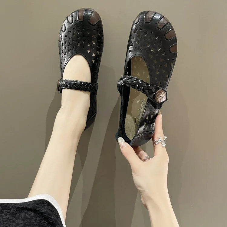 Women's Casual Hollow Flat Shoes