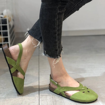 Cutout Flat Sandals