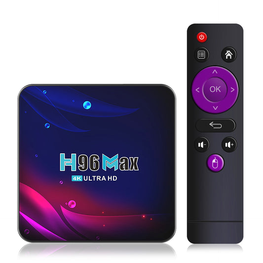 Smart TV Box 4G+64GB H96 Max Android 11.0 RK3318