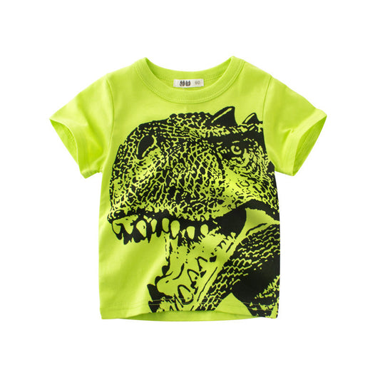 Camiseta De Verano De Dinosaurio Para Bebé Niño